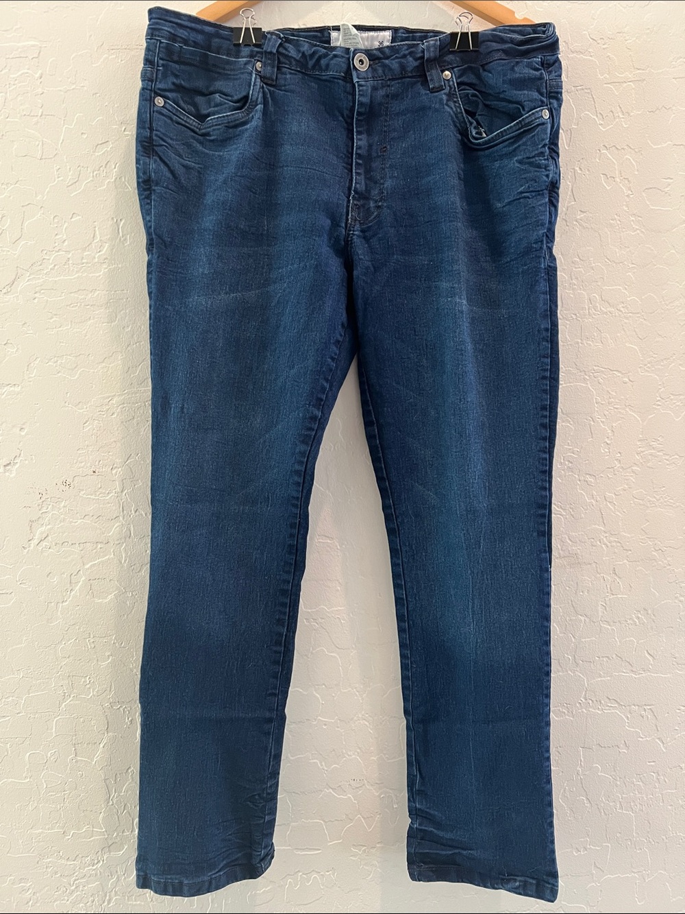 EUC SZ12 Dark Blue Straight-Leg Jeans